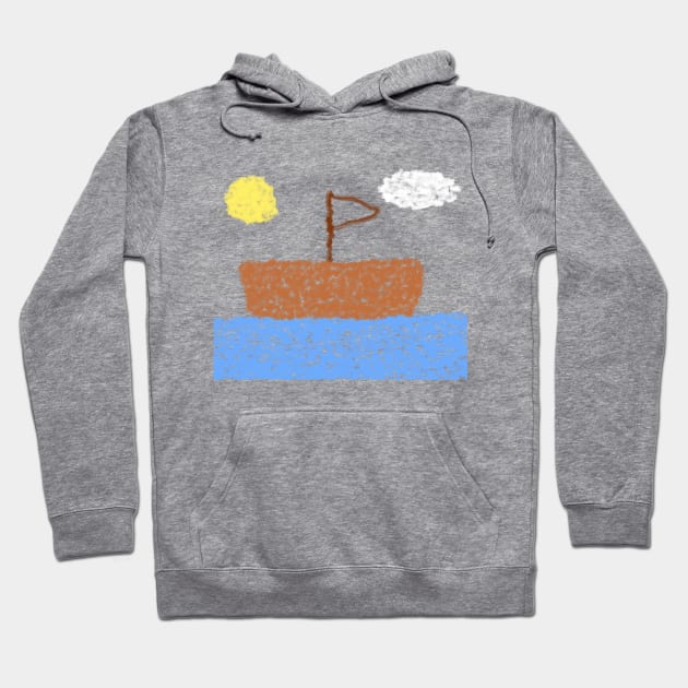 BOAT FOR KIDS Hoodie by jcnenm